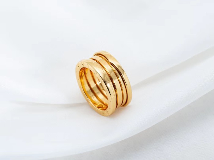 Three color wide small waist ring