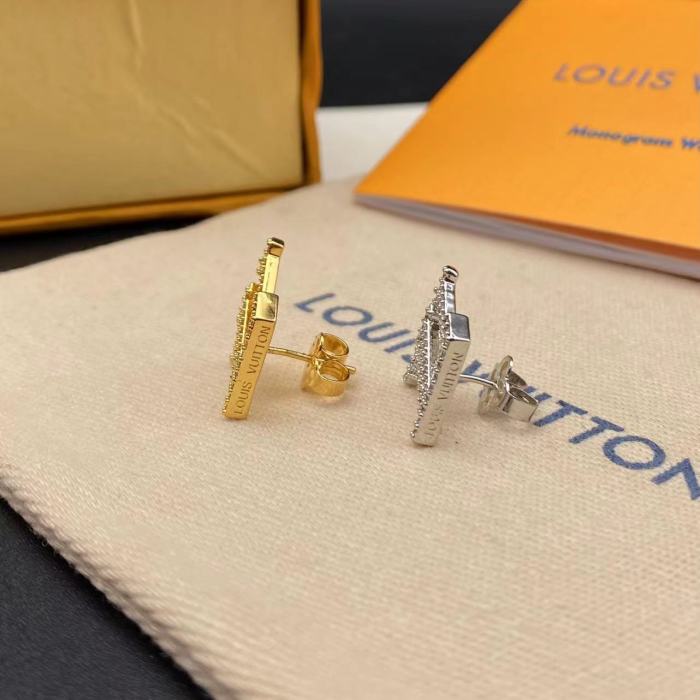 Full drill Logo Earrings