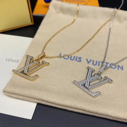 Diamond logo long necklace