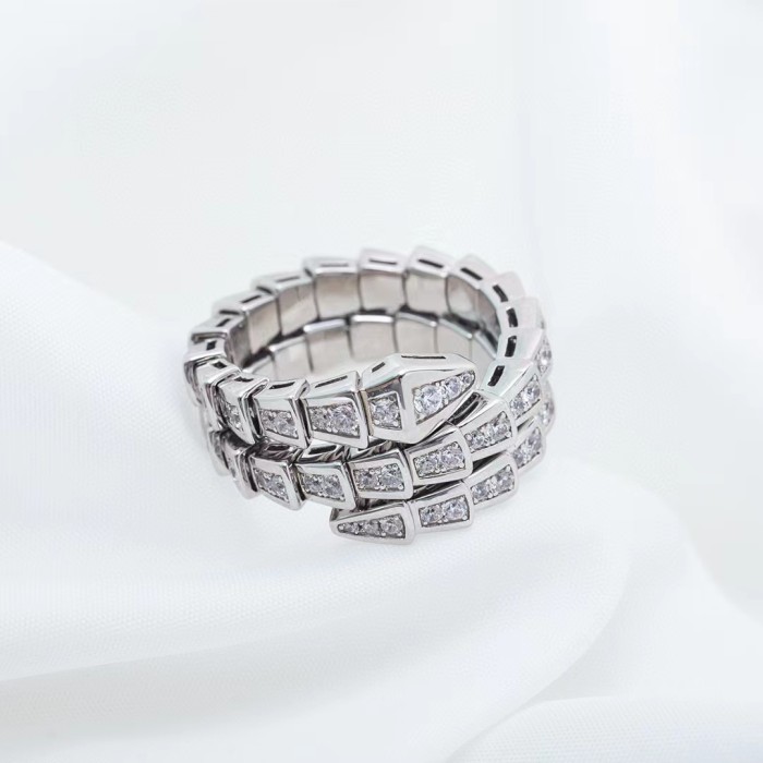Three layer serpentine ring