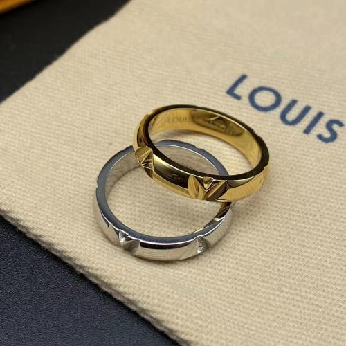3D embossed titanium logo ring