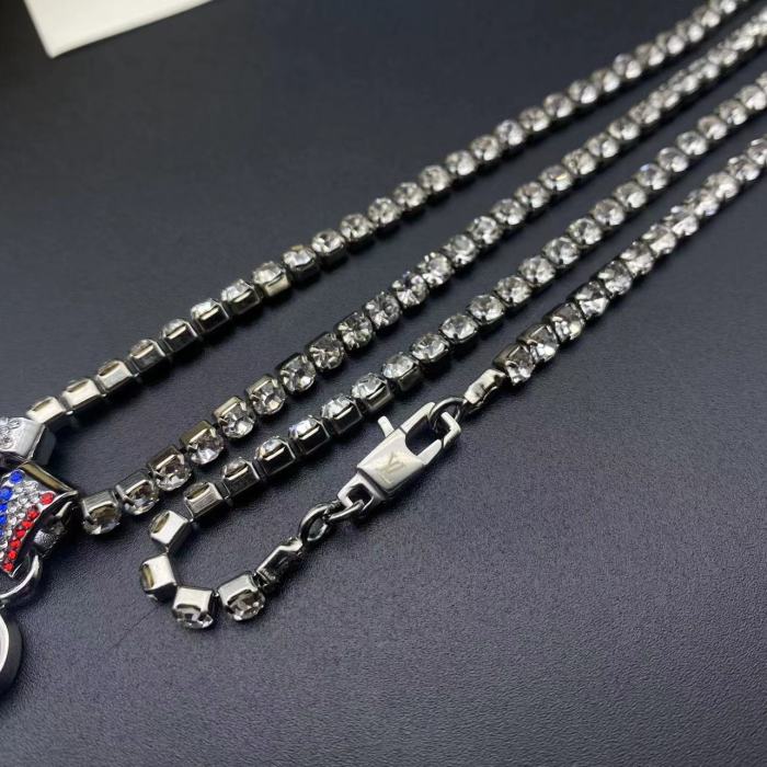 Diamond Pendant Large Necklace