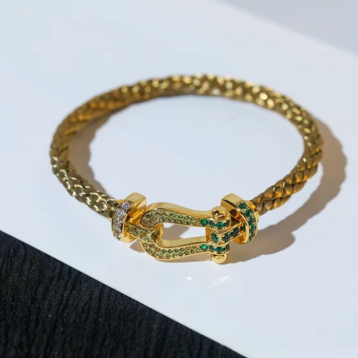 Precision Steel Nylon Bracelet Full Diamond Bracelet