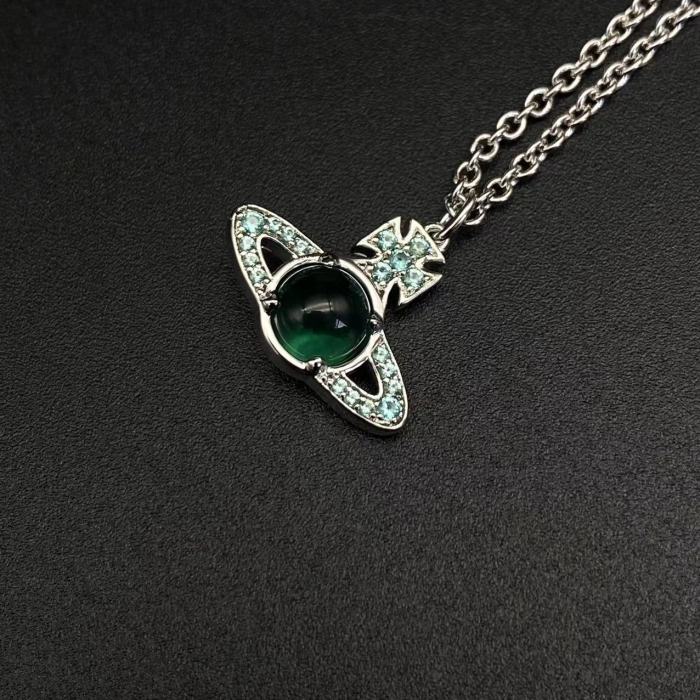 Bicolor Little Saturn Bracelet Necklace