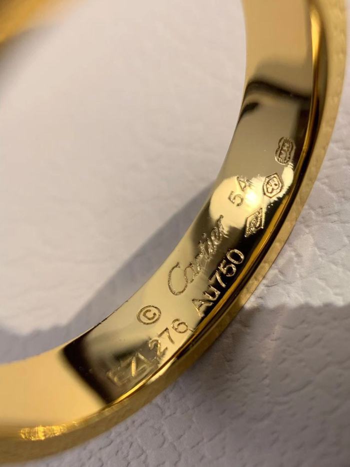 4mm Tri Color V gold three row full diamond ring