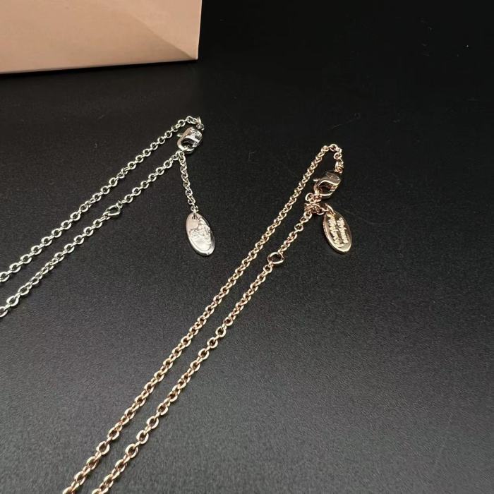 Vivienne Westwood 西太后吊坠项链加长线镀金系列真钻施家水钻高品质饰品