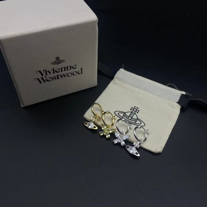 Butterfly Saturn Earrings