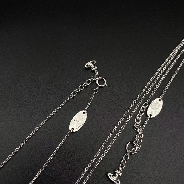 S925 Snow Saturn Bracelet/Necklace Silver