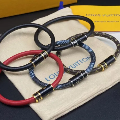 Leather ring bracelet