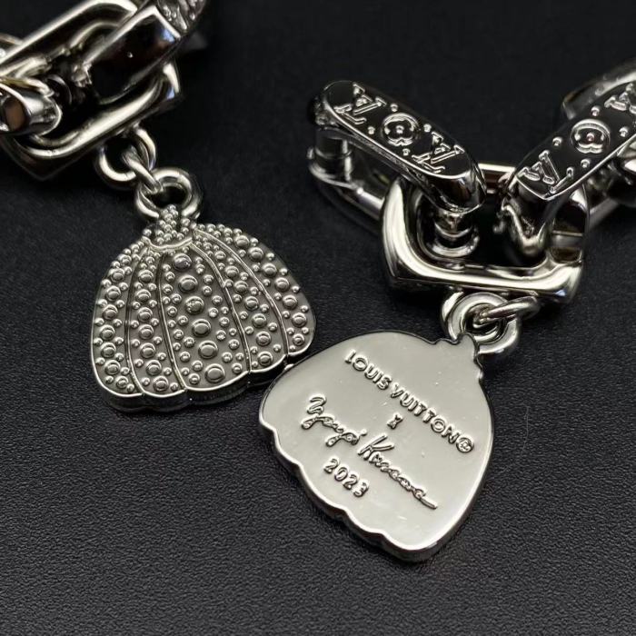 Blue Pumpkin Pendant Bracelet Necklace