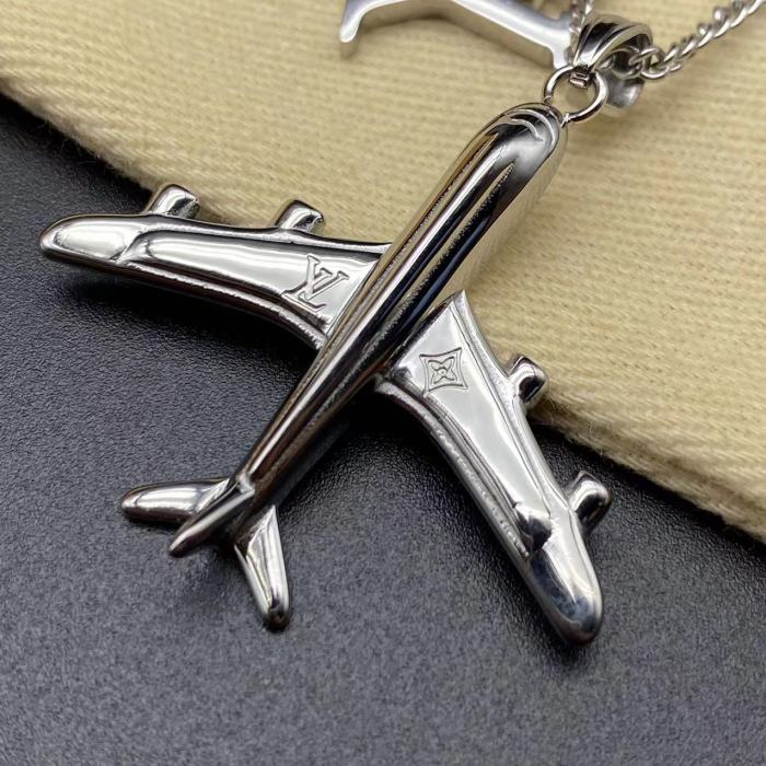 Small plane Pendant Necklace