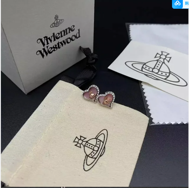 Pink shell love necklace/bracelet/stud earrings