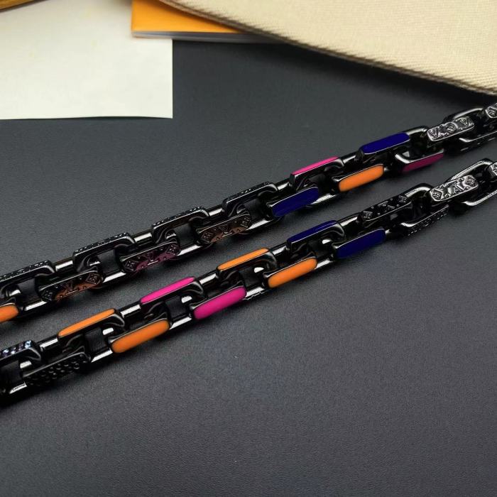 Chain diamond bracelet necklace