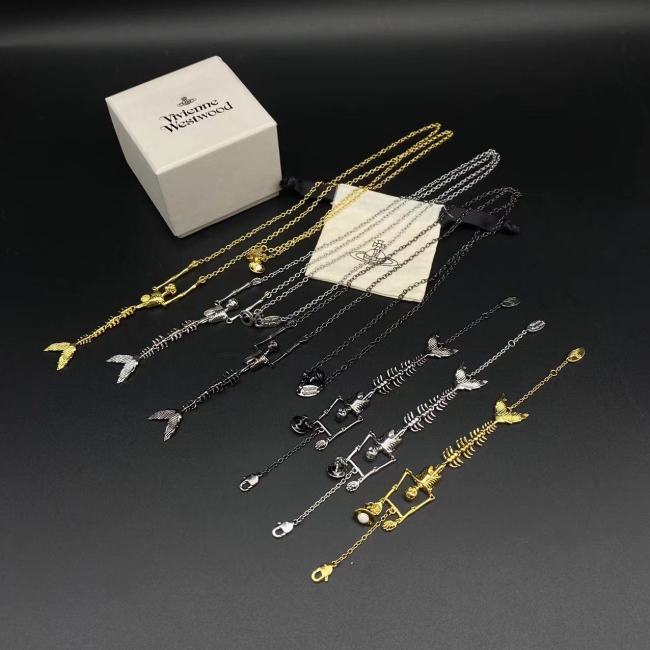 Mermaid Skeleton Bracelet/Necklace