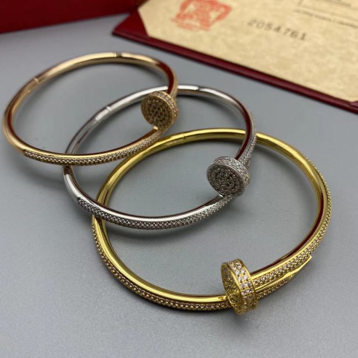 Nail Bracelet full of diamonds