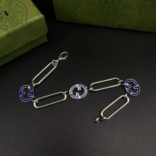 Blue logo bracelet