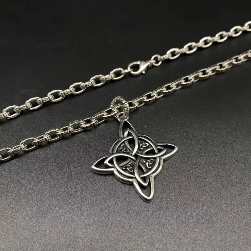 Thai Silver Logo Pendant Necklace