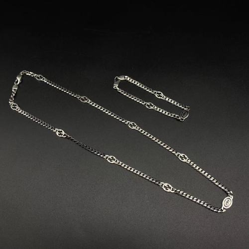 Cuban logo necklace bracelet