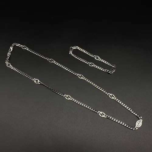 Cuban logo necklace bracelet