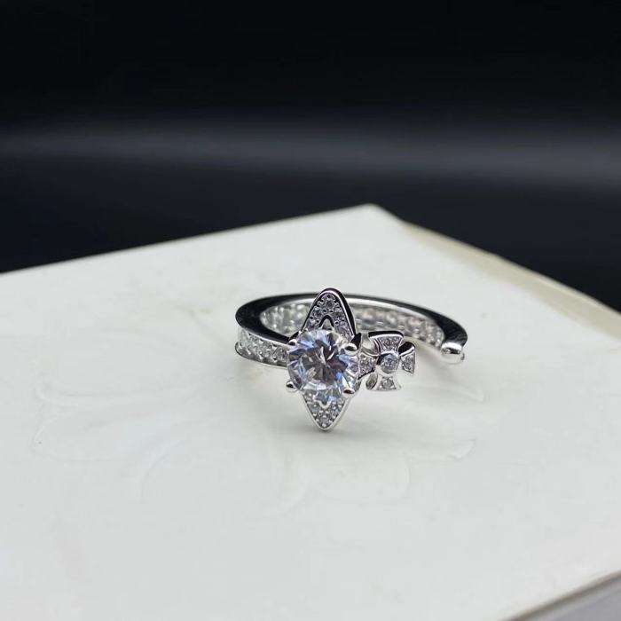 S925 Saturn Open Ring