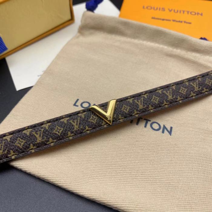 Leather Bracelet metal letter button Bracelet