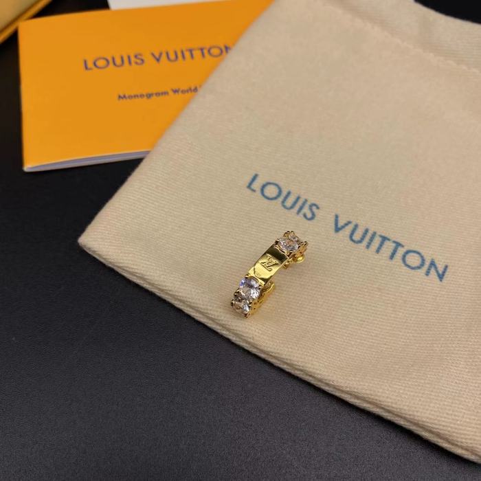 Diamond studded colored earrings