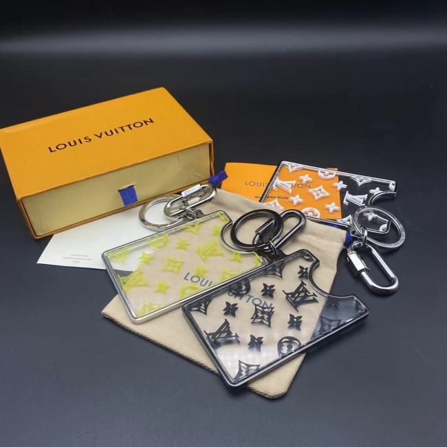 Acrylic transparent card slot Keychain