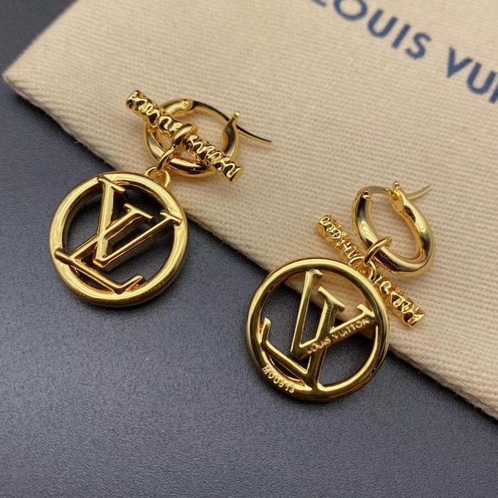 Abbreviated Logo Earrings