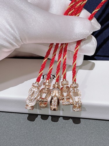 Small nylon red rope bracelet