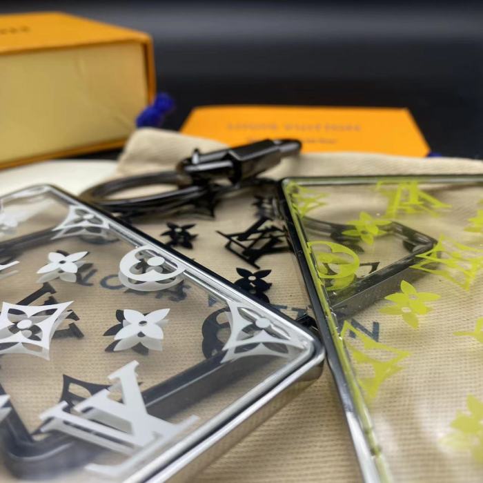 Acrylic transparent card slot Keychain