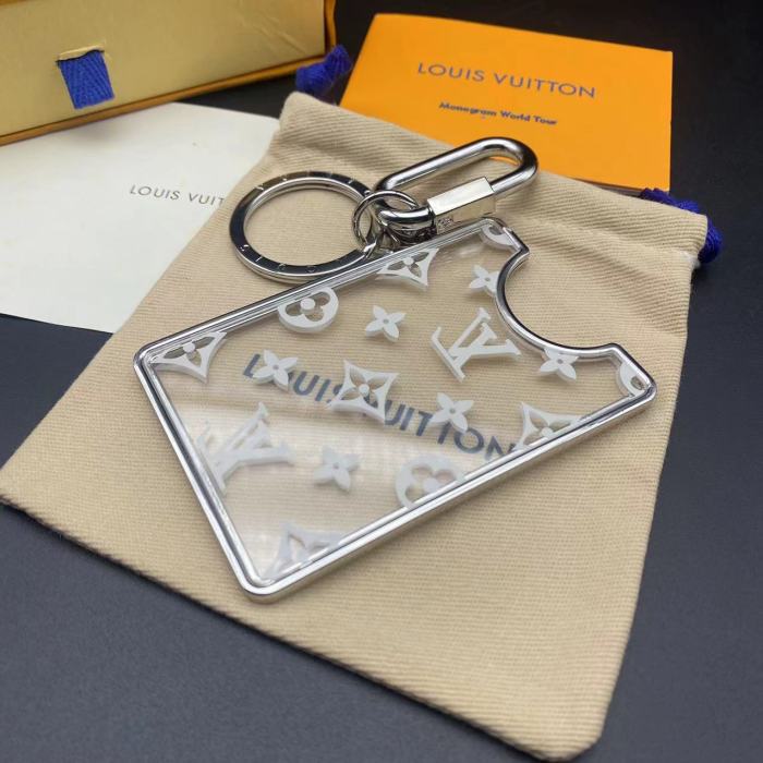 Acrylic transparent card slot Keychain