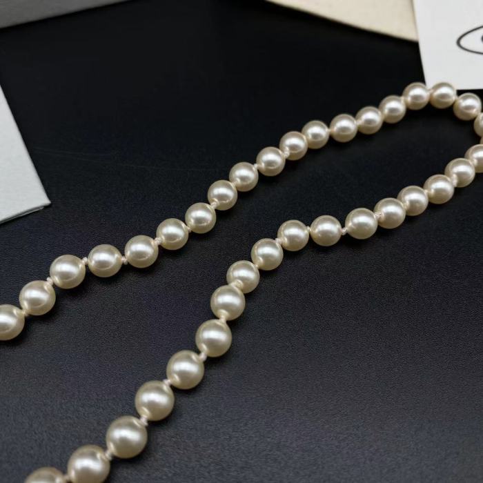 Western queen pearl diamond necklace