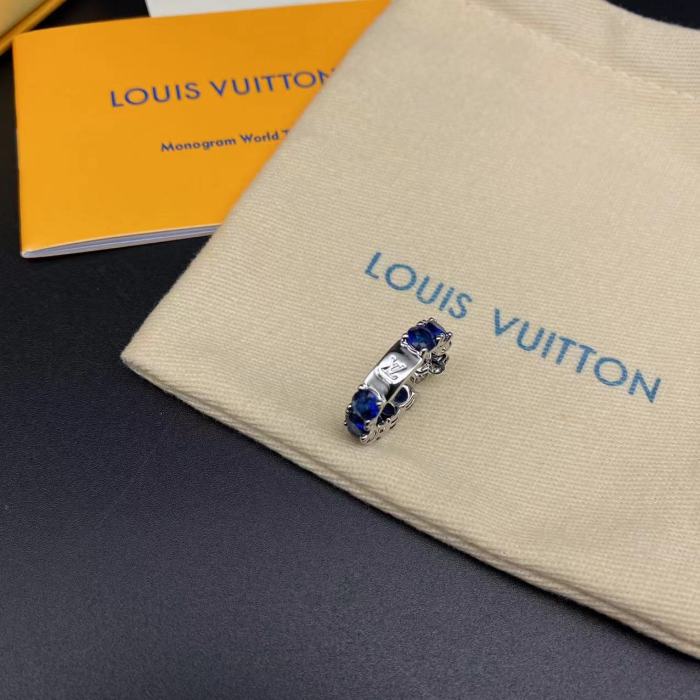 Diamond studded colored earrings