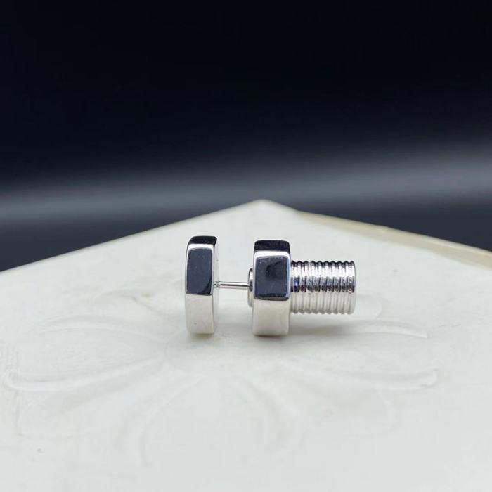 S925 Screw ear stud