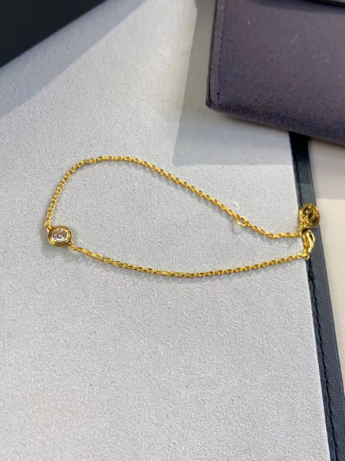 Single Diamond Fine Bracelet