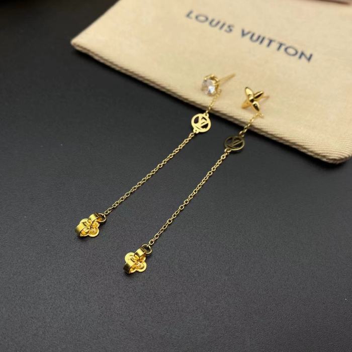 Full drill Logo Earrings