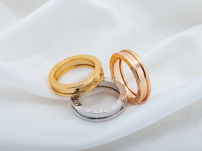 Three color thin small waist ring