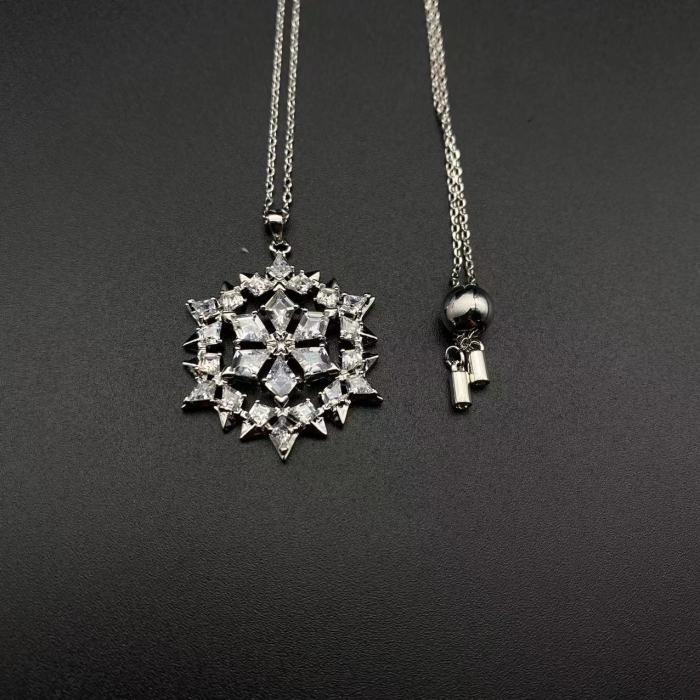 施华洛世奇雪花项链