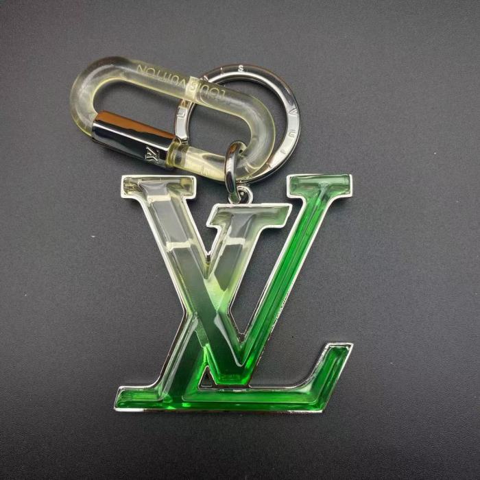 LV经典透明logo钥匙扣