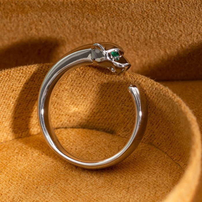 Cheetah Open Ring