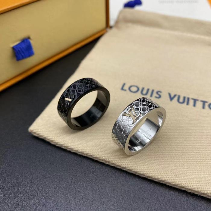 Full print hollow relief printing ring