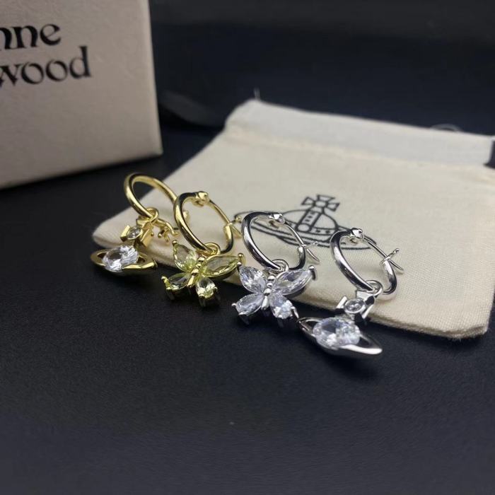 Butterfly Saturn Earrings