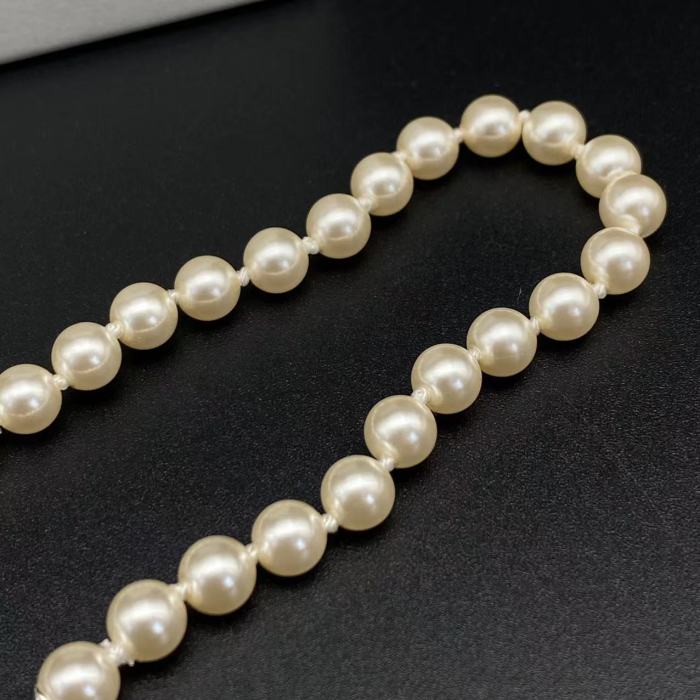 Pink Saturn Pearl Necklace