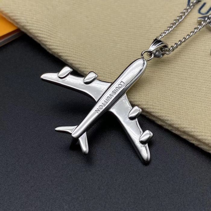 Small plane Pendant Necklace