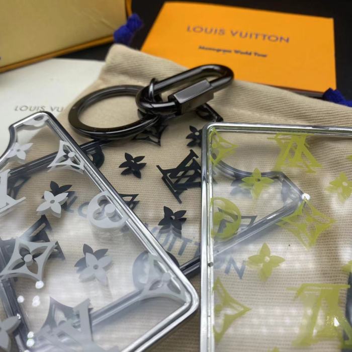 Acrylic transparent card slot Keychain