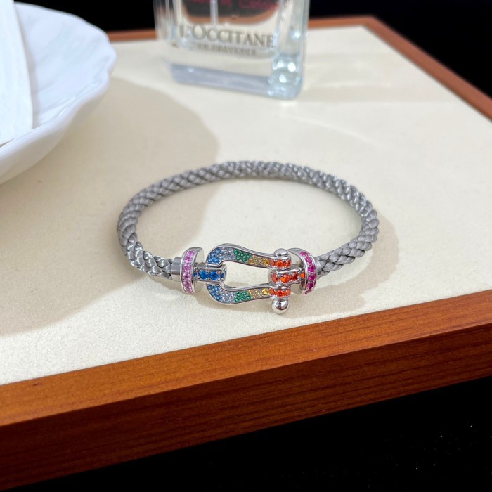 Precision Steel Nylon Bracelet Full Diamond Bracelet