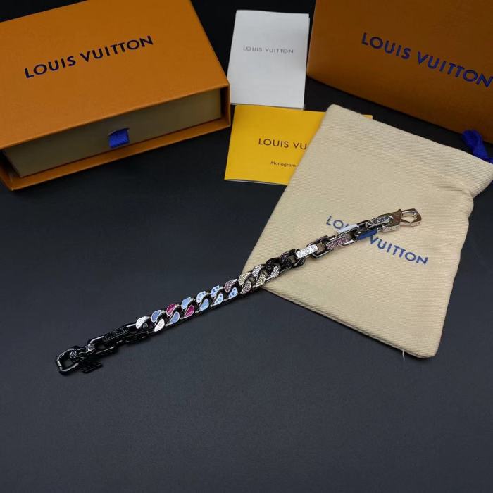 Diamond studded Cuban bracelet necklace