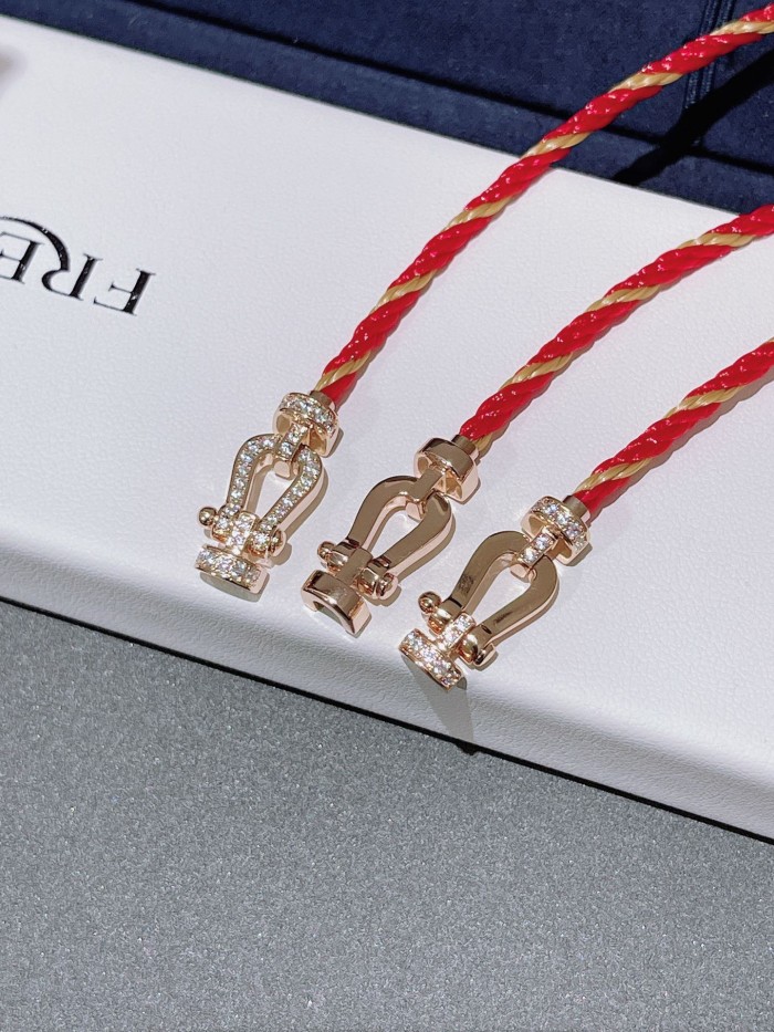 Small nylon red rope bracelet