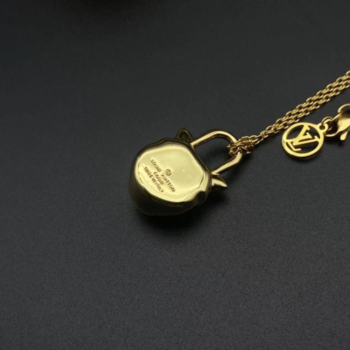 Gold Tiger Head Necklace