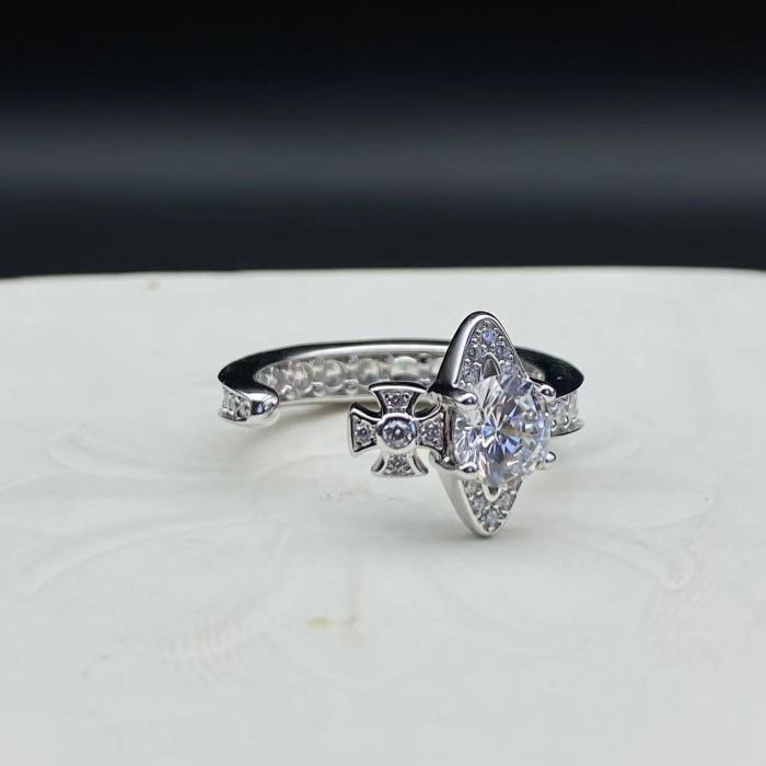 S925 Saturn Open Ring